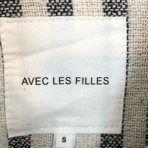 Avec Les Filles Plaid Shacket Button Down Shirt Jacket - Picture 5 of 7